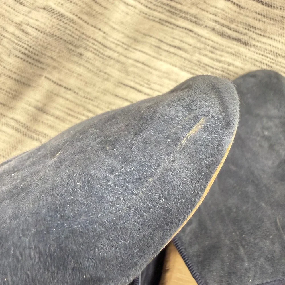 Birdies Black Suede Loafers‎ Flats Size 9 Cushioned Comfort Basic Career Capsule